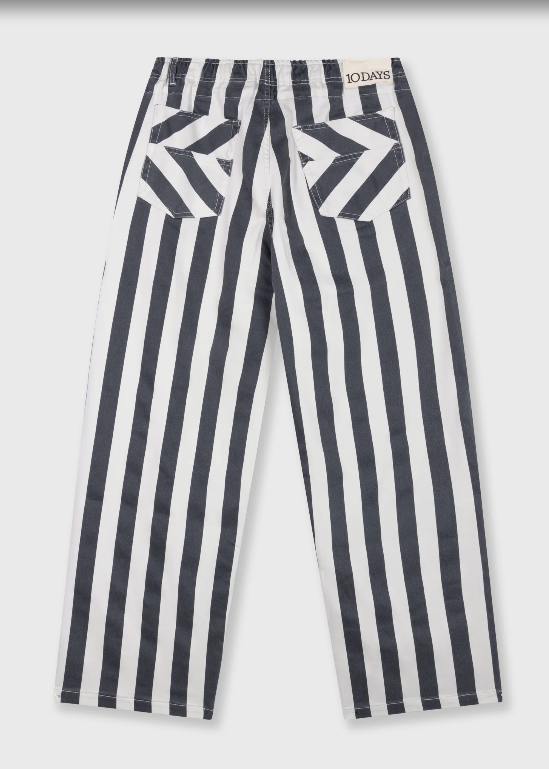 straight leg pants stripes- 10DAYS