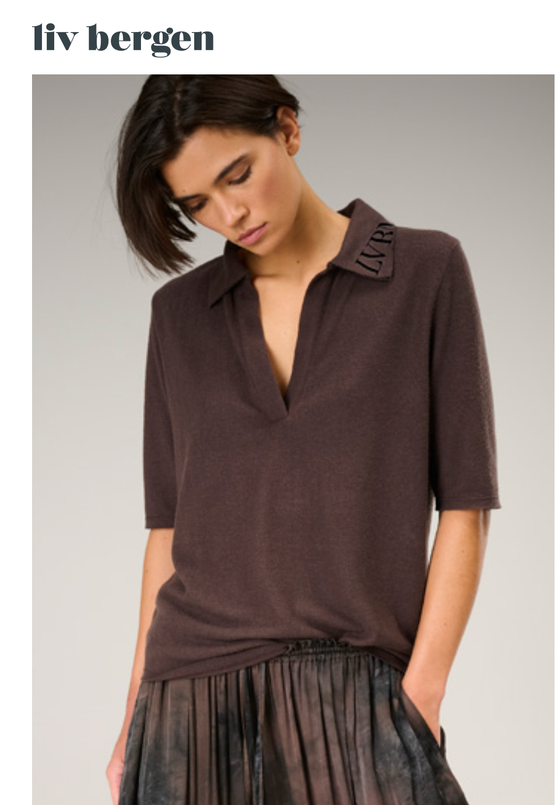 Polo Shirt NANCY TOFU  -  LIV BERGEN