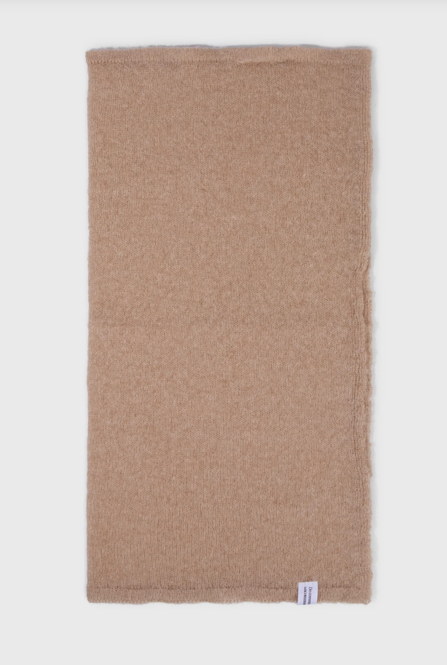 bandana knit scarf light fudge -10DAYS