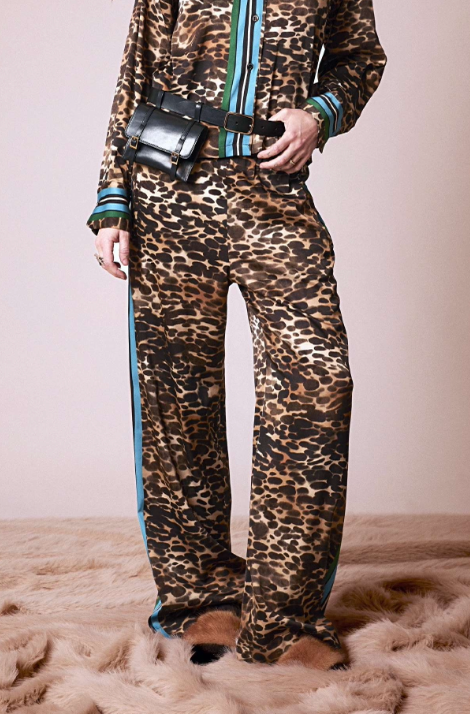 Trousers -  Animalier & Stripe - SHIRTAPORTER