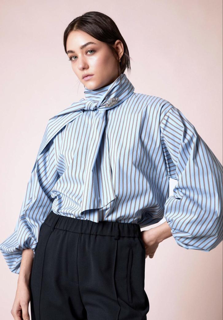 Bluse Regency Azzurro