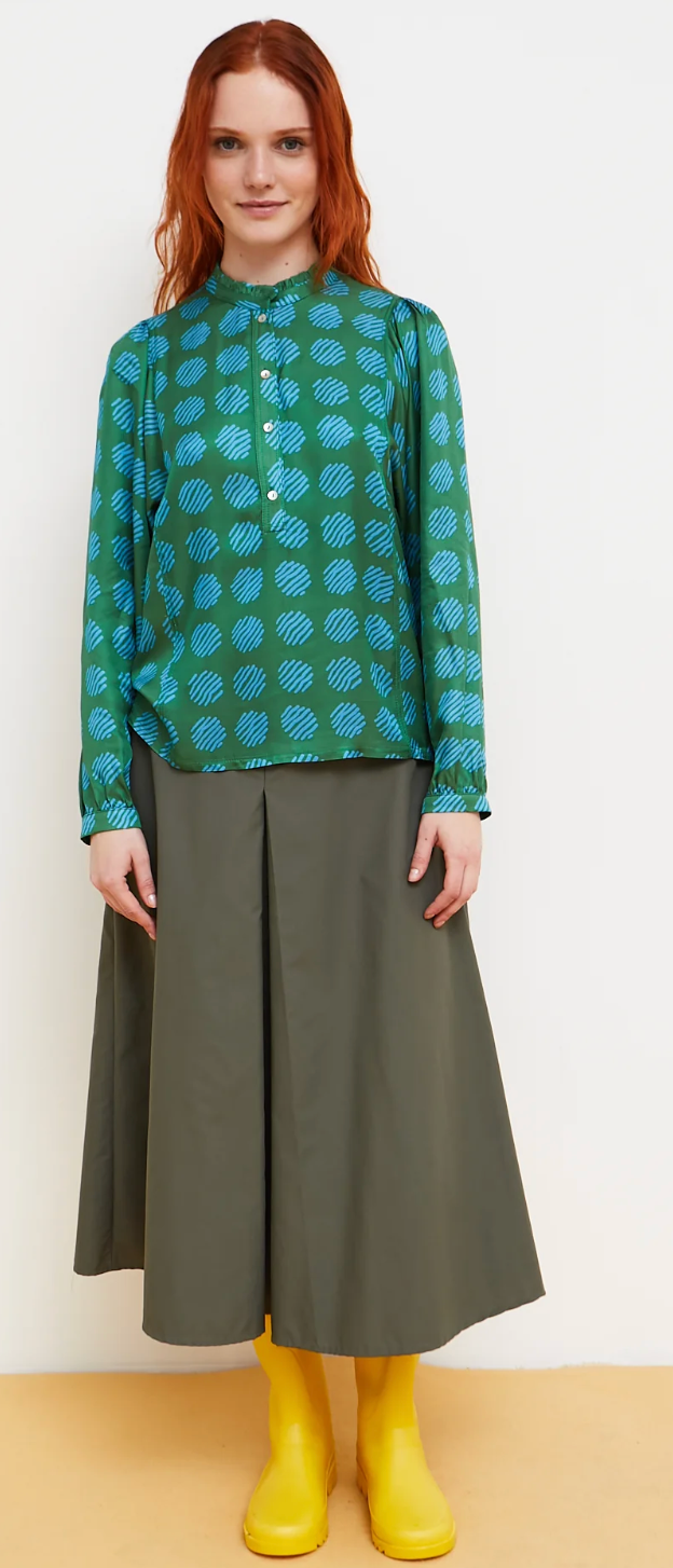 BLUSE FLECHAZO GRÜN  - DRBLOOM