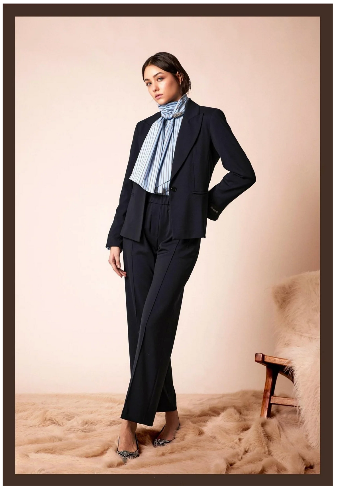 Anzugshose blau  - SHIRTAPORTER