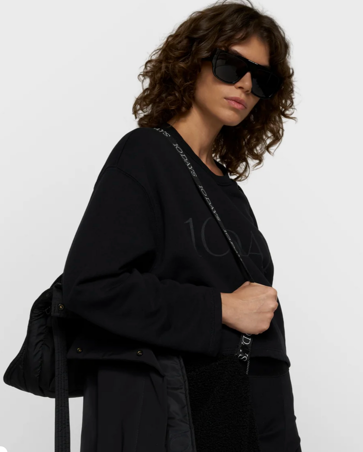 The cool coat black  - 10DAYS