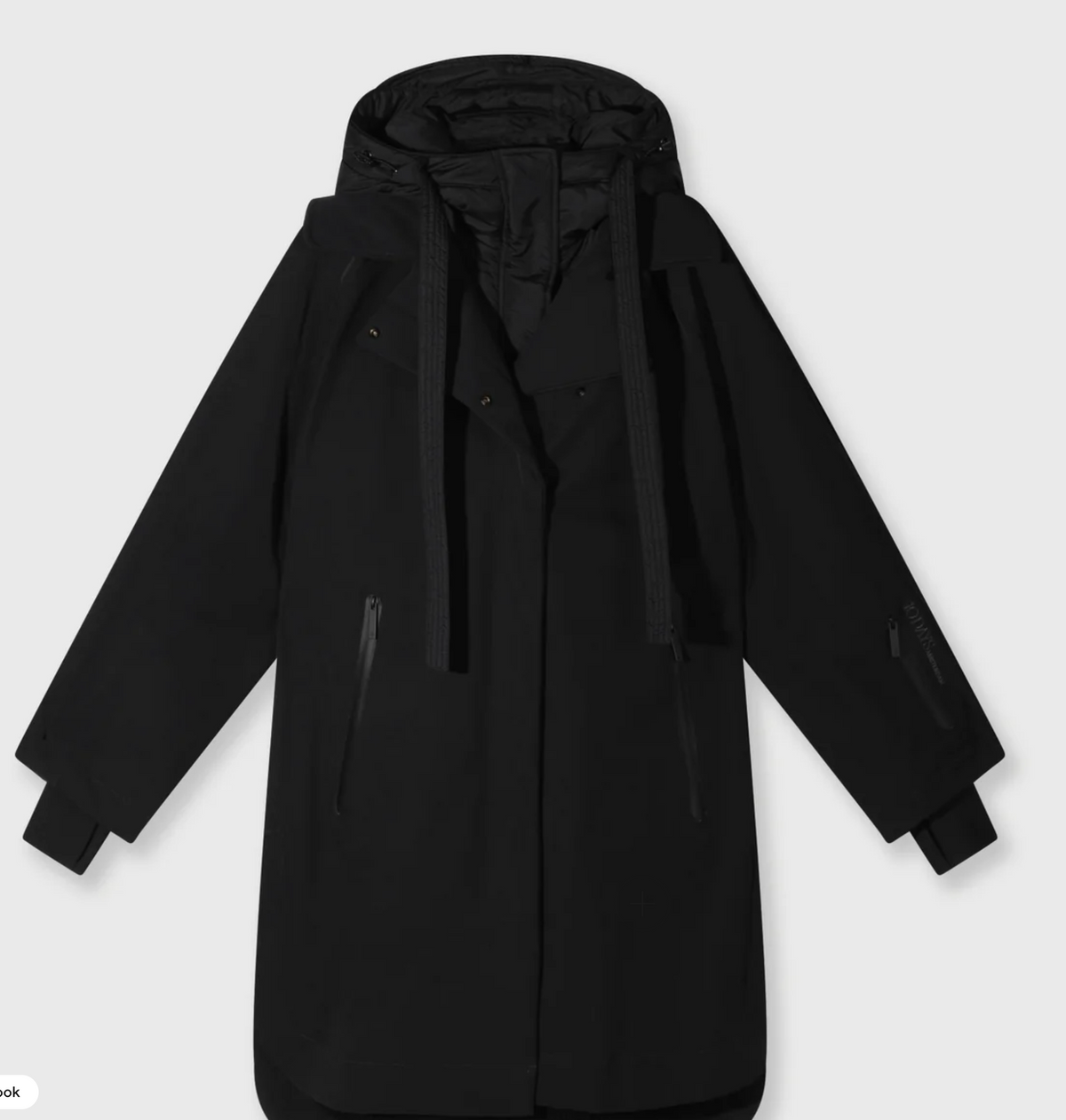 The cool coat black  - 10DAYS