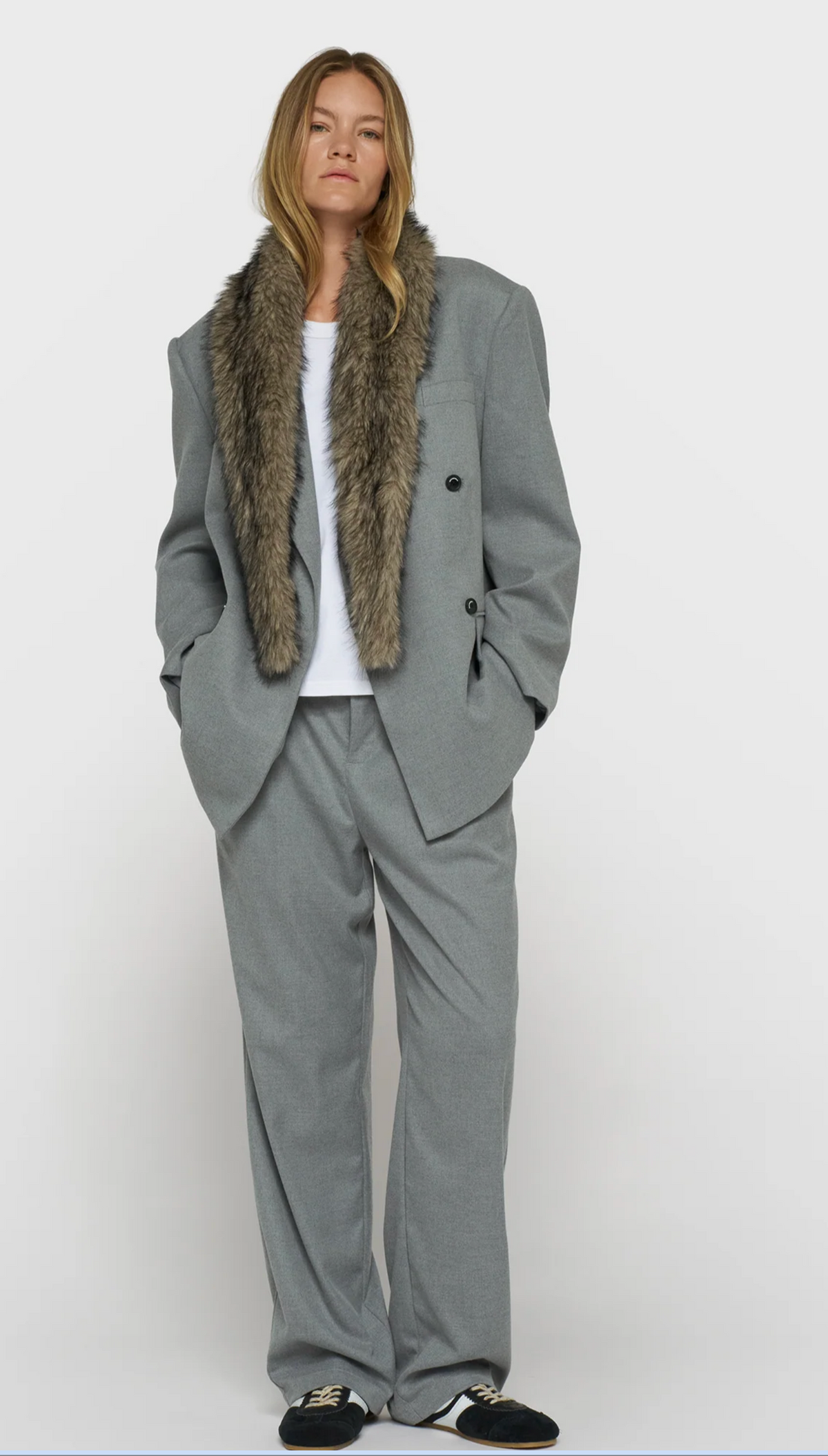 Tapared Pants light grey melee - 10DAYS