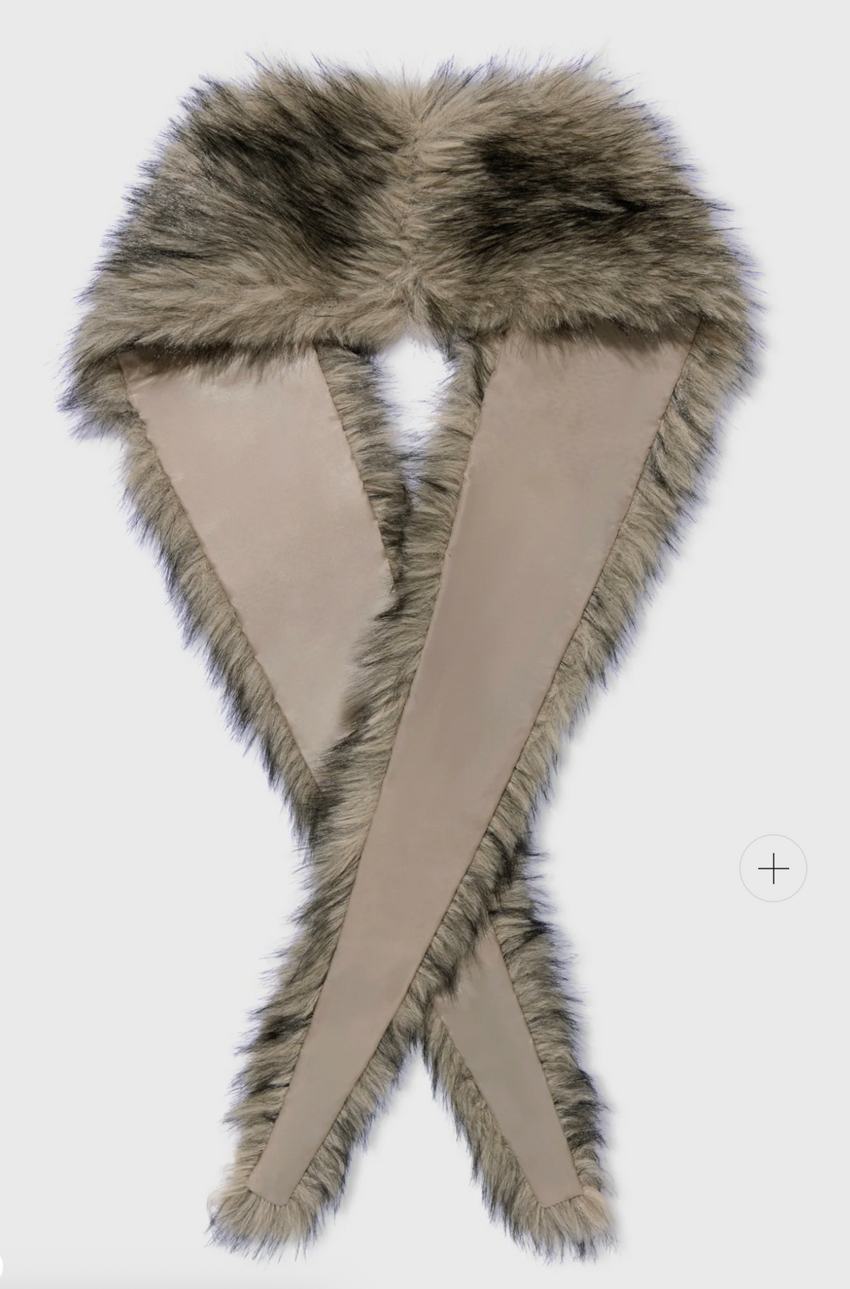 Two Tone Fluffy Scarf   - 10Days Amsterdam