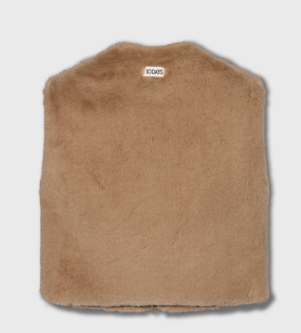 SSleeveless fluffy vest grey mango - 10DAYS