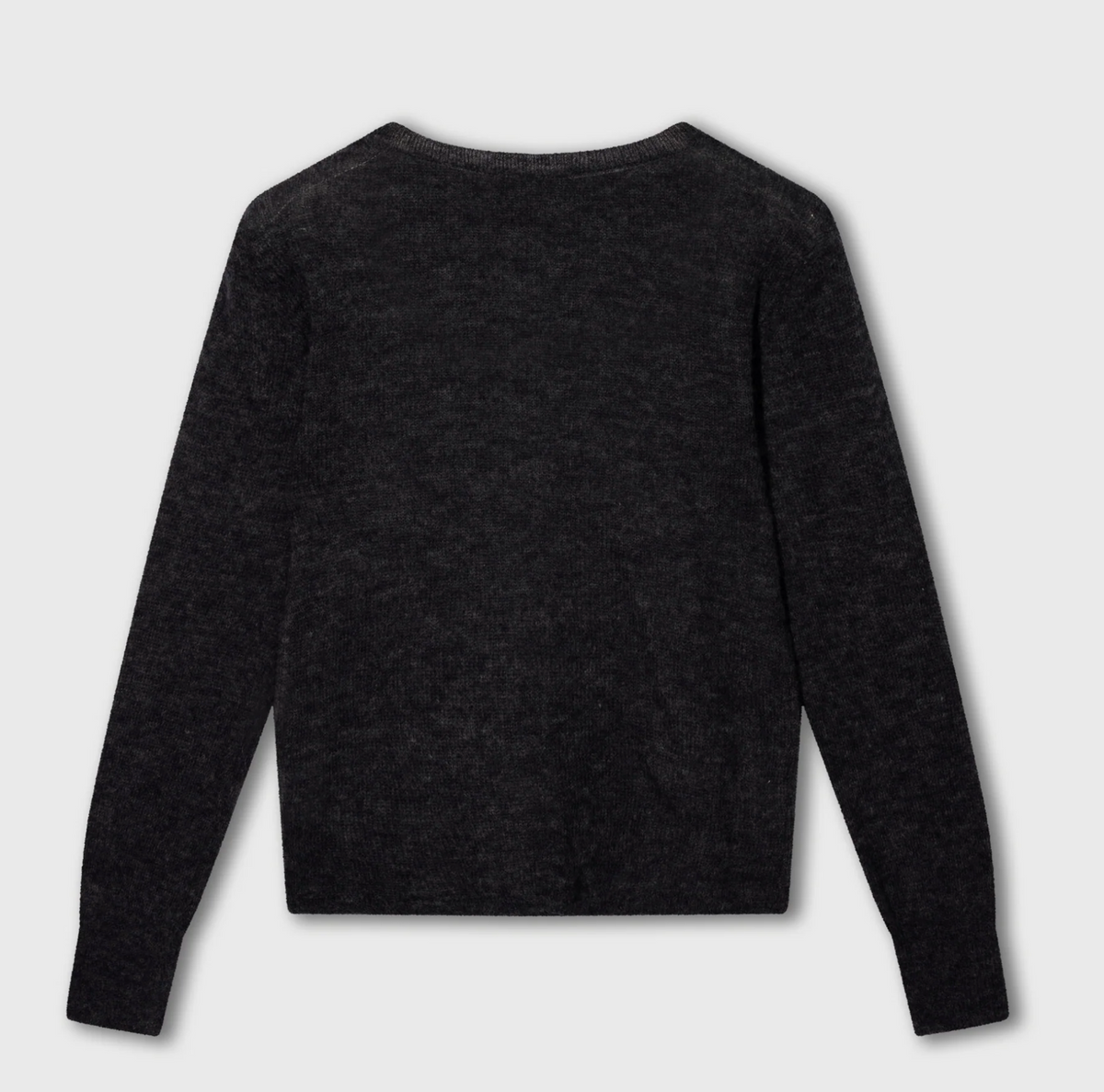slim thin knit sweater antra melee - 10DAYS