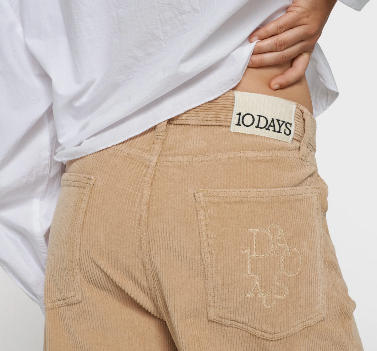 Western pants cord grey mango - 10DAYS