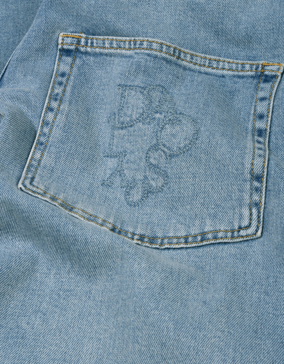 wide tapered denim pants - 10DAYS