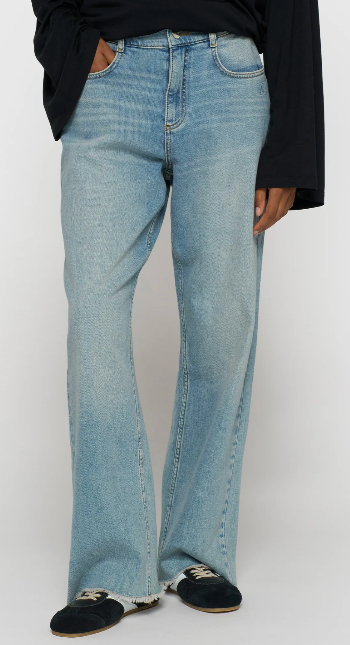 straight leg denim pants - 10DAYS