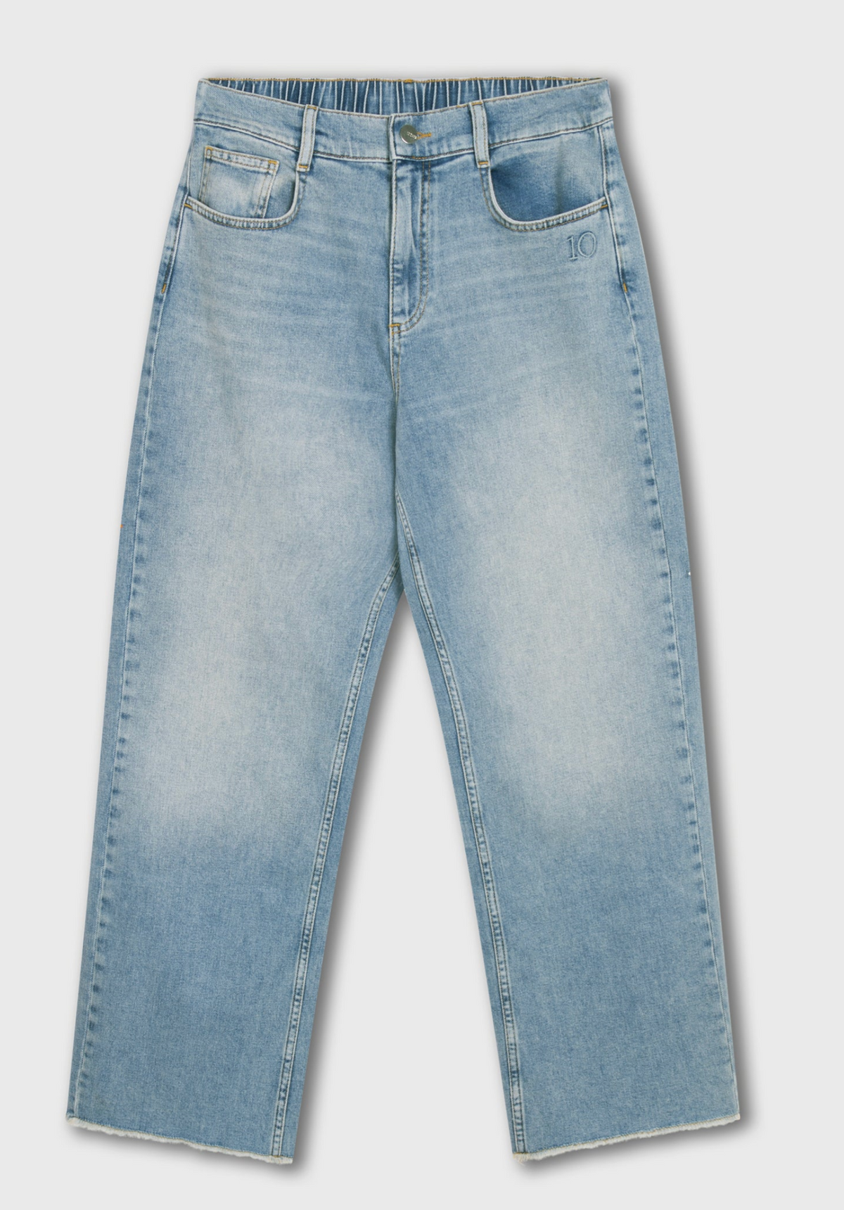 straight leg denim pants - 10DAYS