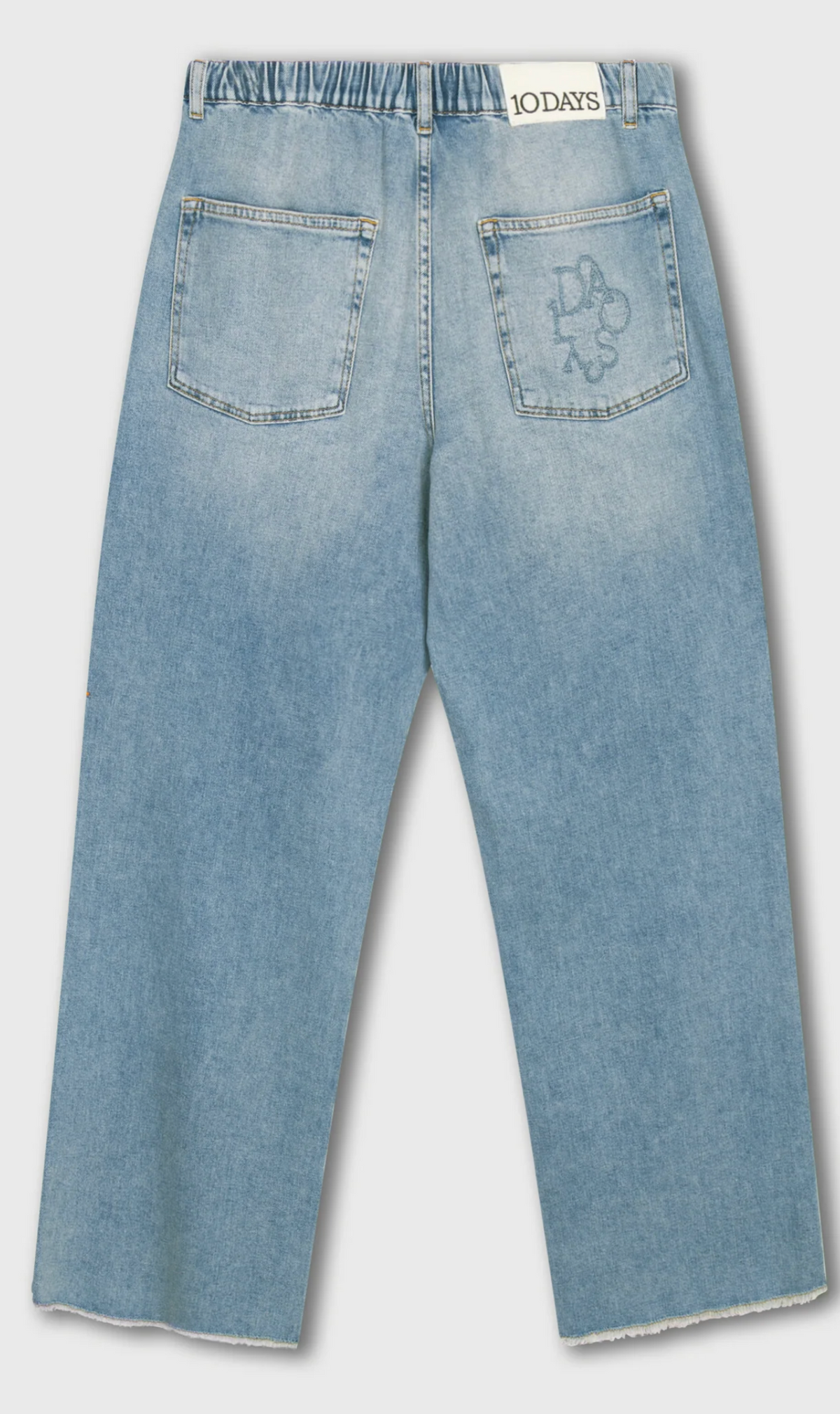 straight leg denim pants - 10DAYS