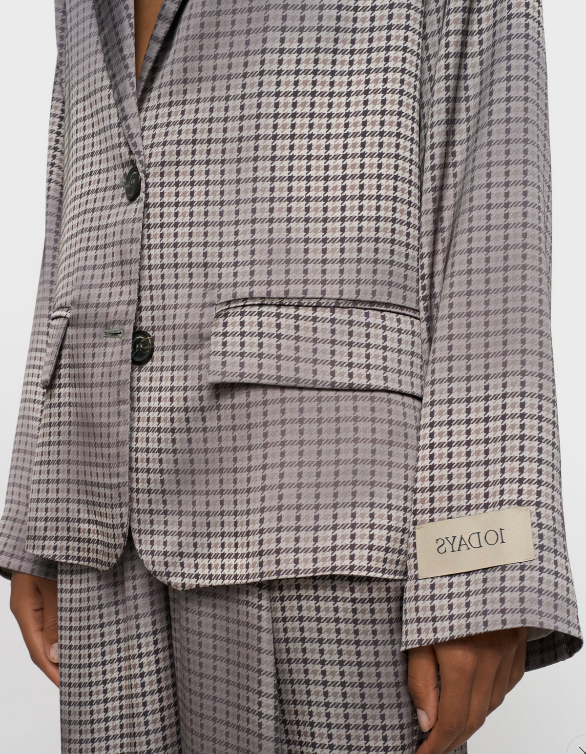 fluid blazer check - 10 DAYS