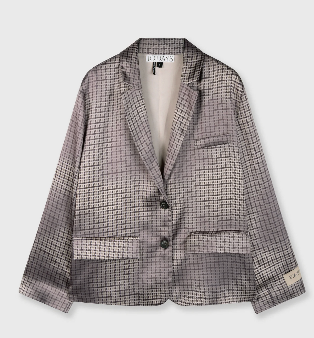 fluid blazer check - 10 DAYS