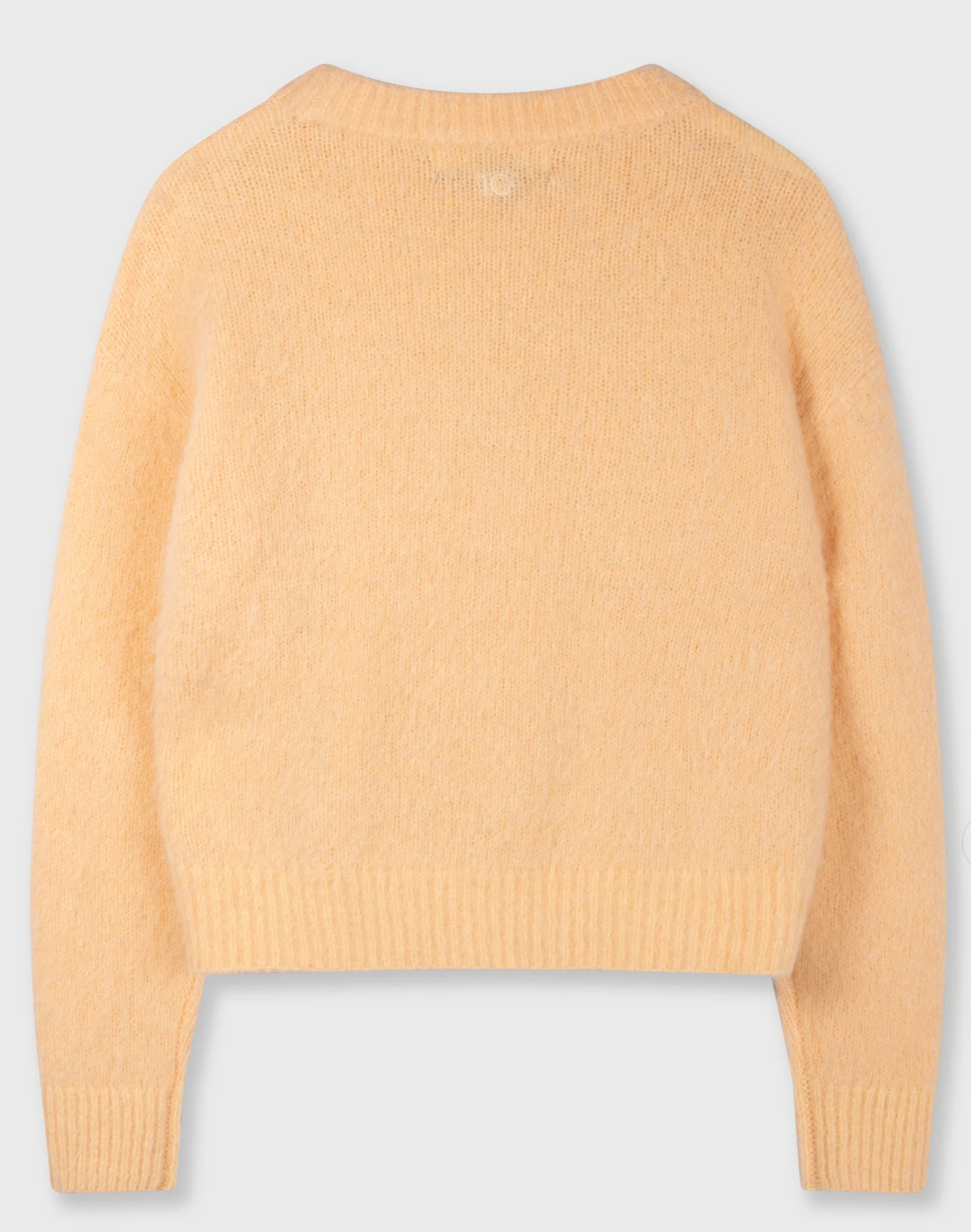 hairy knit sweater Pastel Mango  - 10DAYS