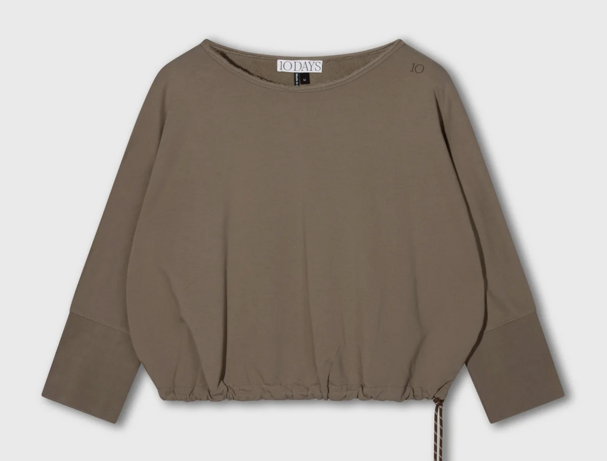 Batwing Top Fleece portobello - 10DAYS