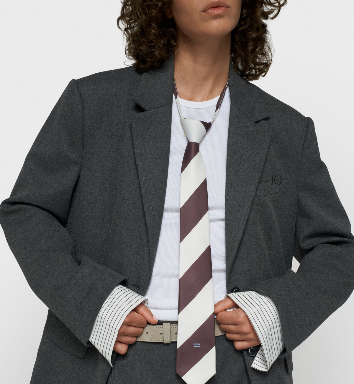 Statement Blazer stripes antra male  - 10DAYS