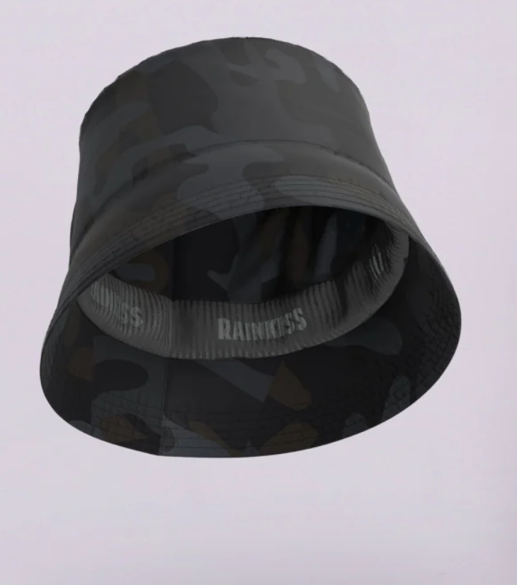 Storm Camo black Bucket Hat - Rainkiss-