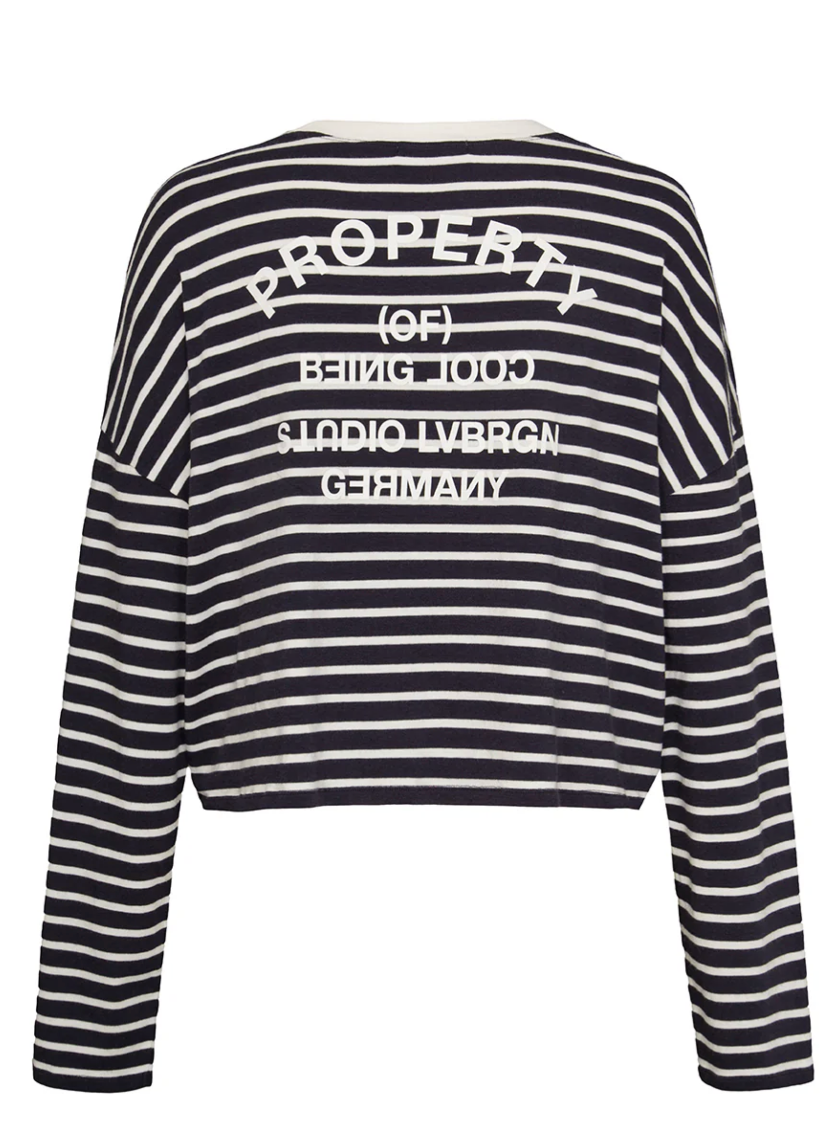 T-Shirt America Stripe Marino  -  LIV BERGEN