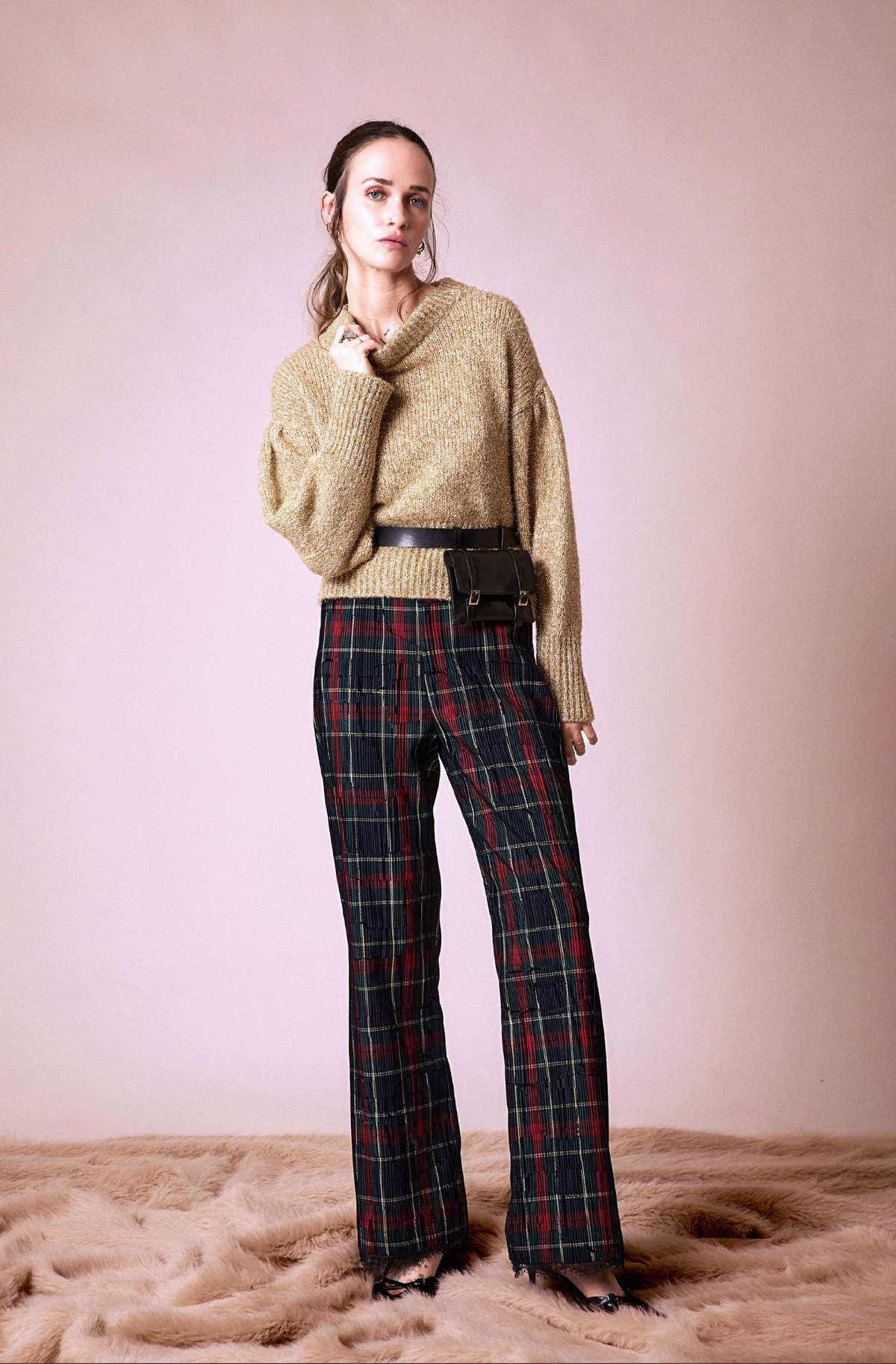 Hose TARTAN BLU  - SHIRTAPORTER