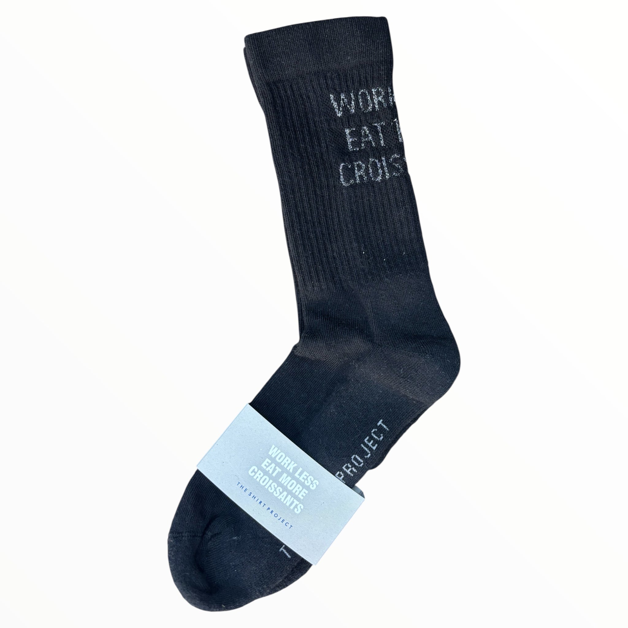 Socken black  Work less...  - The Shirt Project