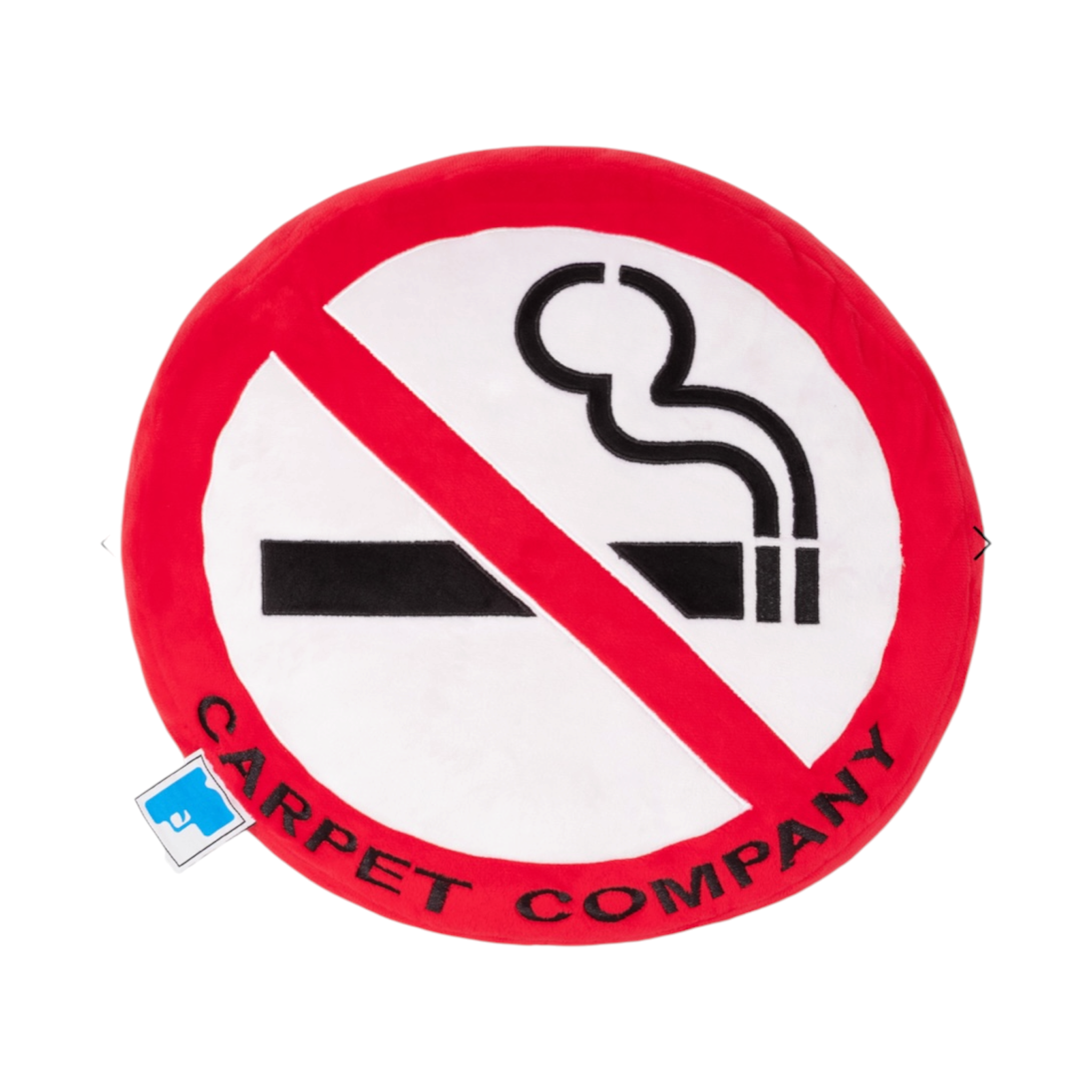 No Smoking Pillow White  - Carpet Company