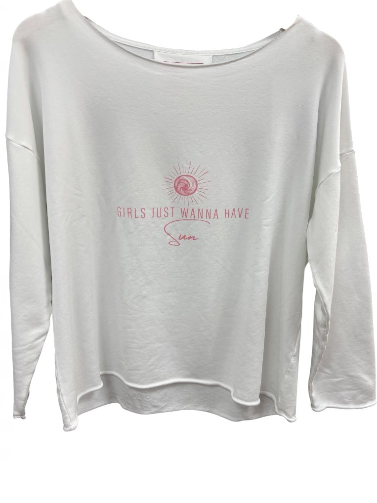 SWEATSHIRT VICKY WHITE - MY WHITE TEE