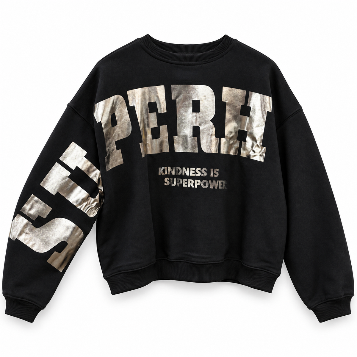 Sweater SUPERHERO BLACK -  The Shirt Project