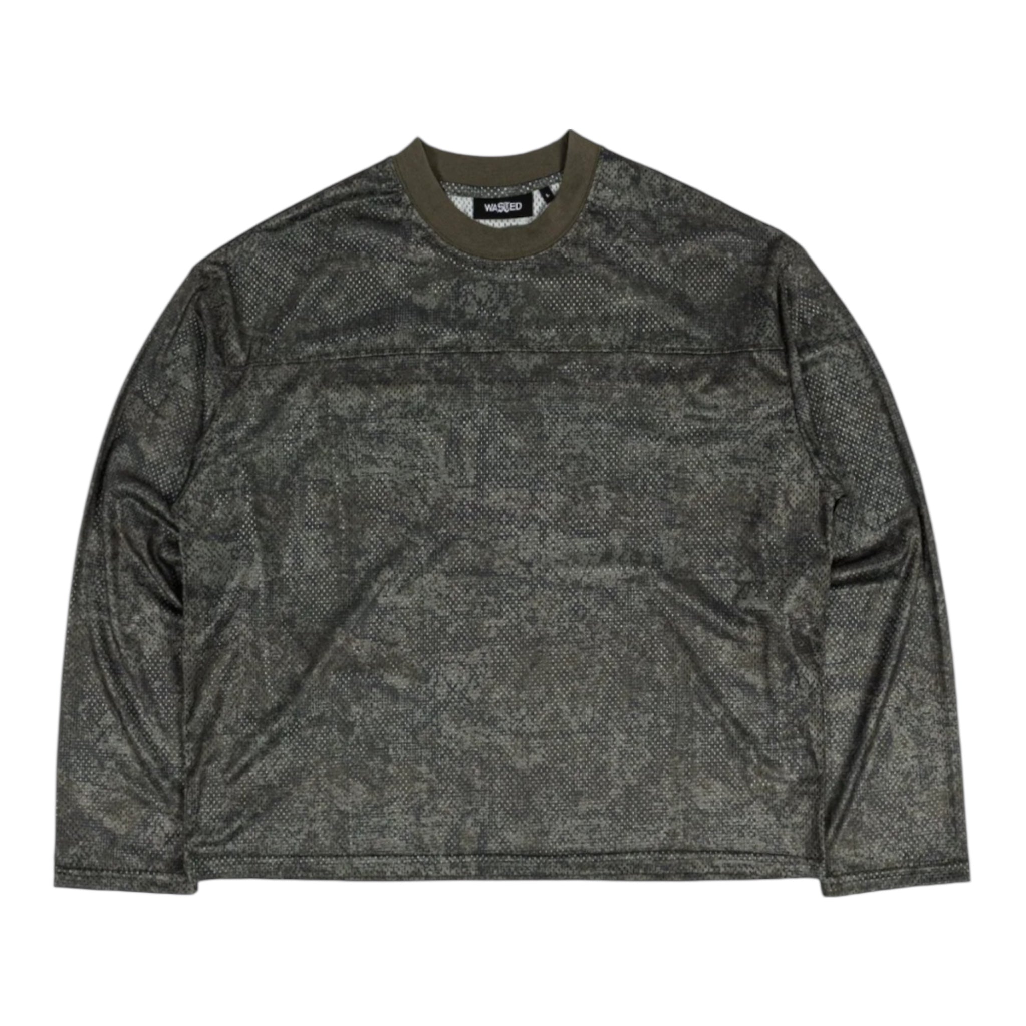 Swarm Mesh Longsleeve Olive Khaki Camo - Wasted Paris