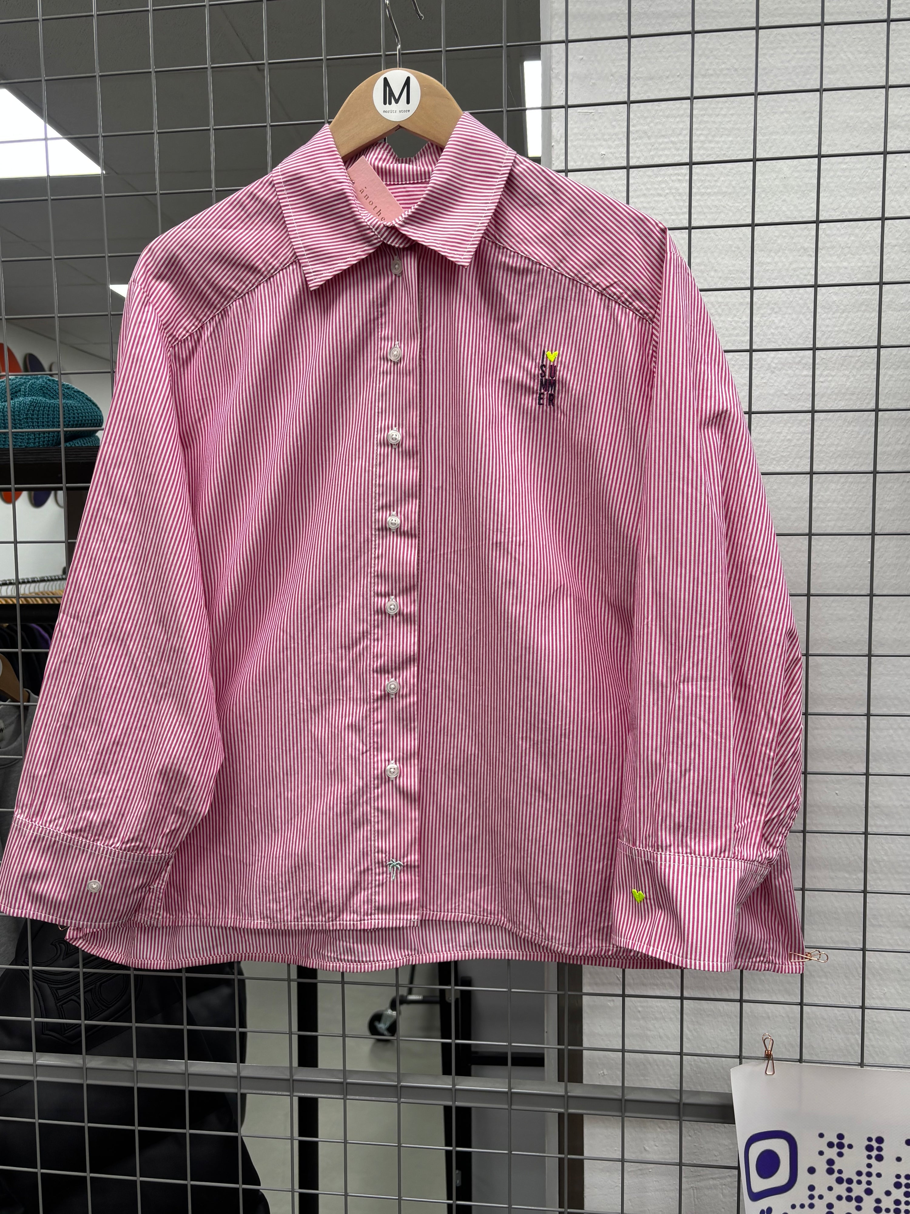 Popeline shirt Rose gestreift - Another Brand
