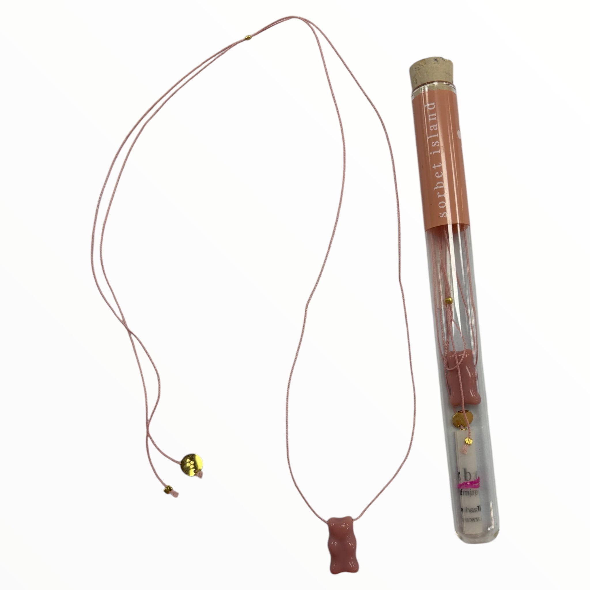 Gummibärchen Kette neon gelb - Sorbel Island