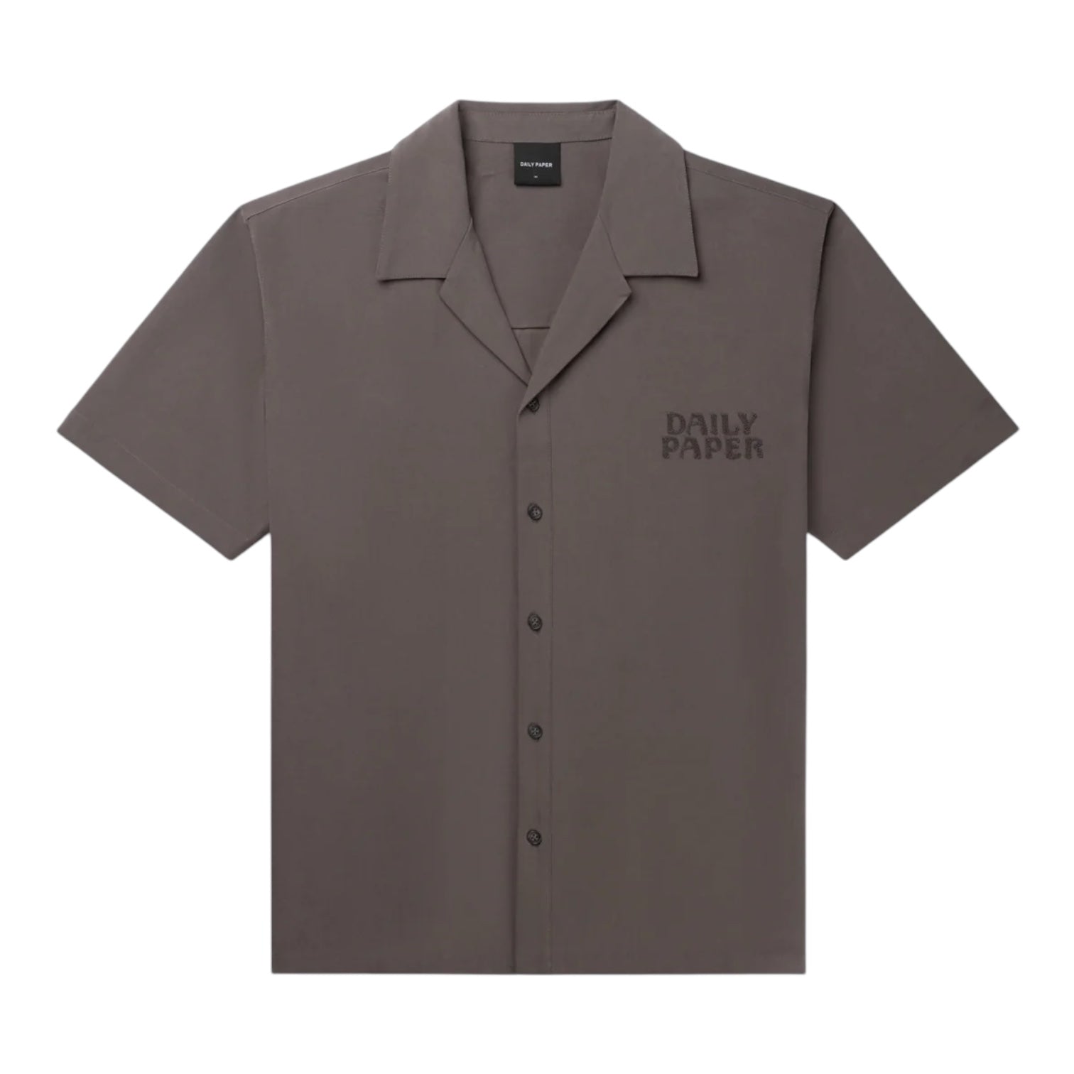 Daily Paper Army Green Chain Stitch Shirt Front