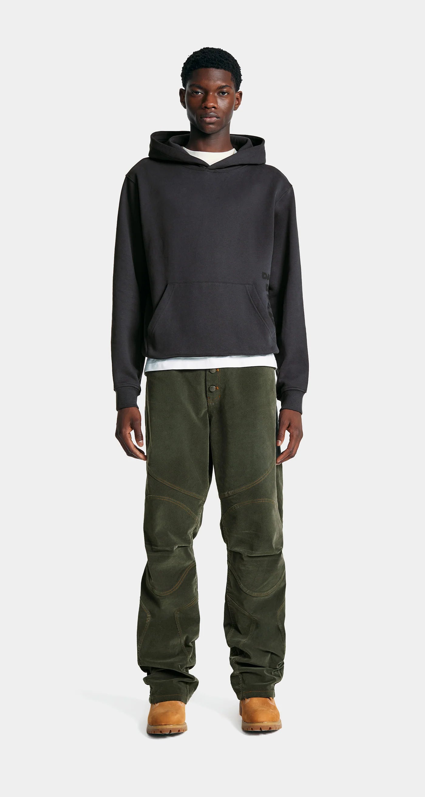 Daily Paper Cardamom Green Territory Velvet Jeans Fit