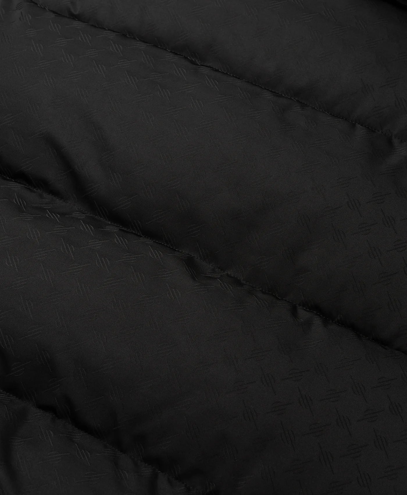 Daily Paper Monogram Short Puffer Jacket Black Detail
