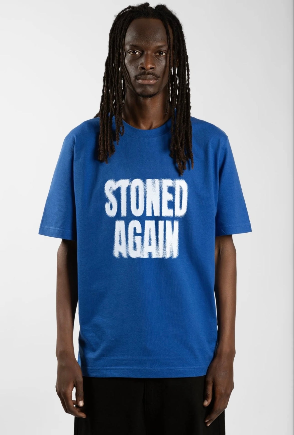 T-Shirt Stoned Again Blue - Wasted Paris