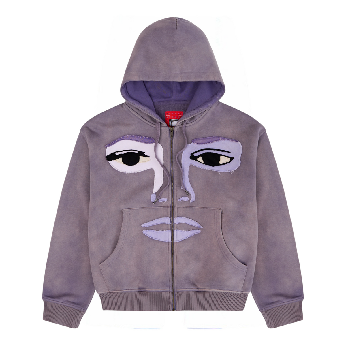 Face Hoodie Plum - KidSuper