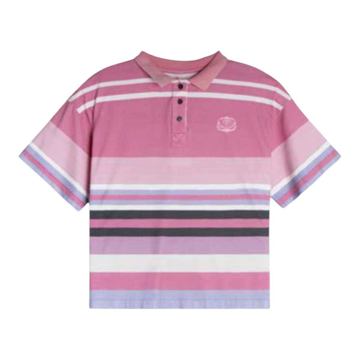 Backpacker Polo Pink/Purple/White/Black - Basketcase Gallery