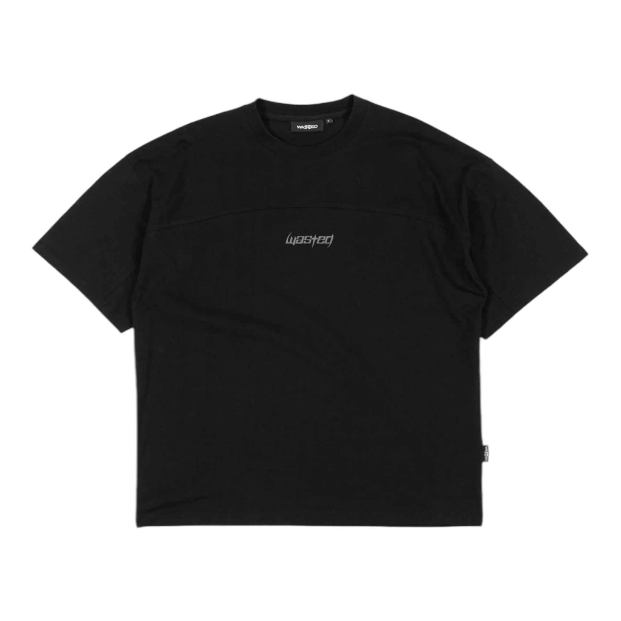 Switchblade Boxy T-Shirt Black - Wasted Paris