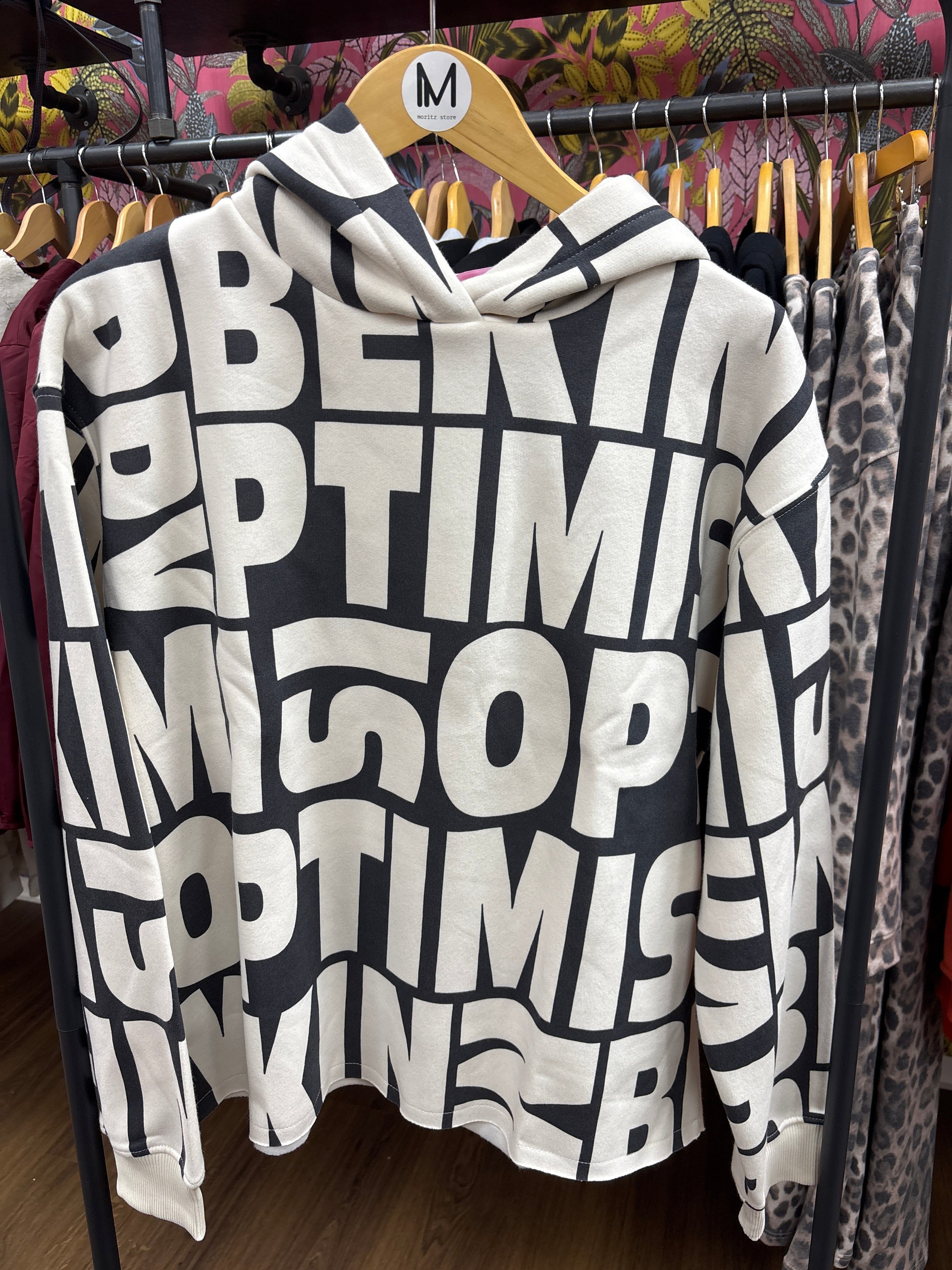 Hoodie AOP Optimist anthramelange  - The Shirt Project