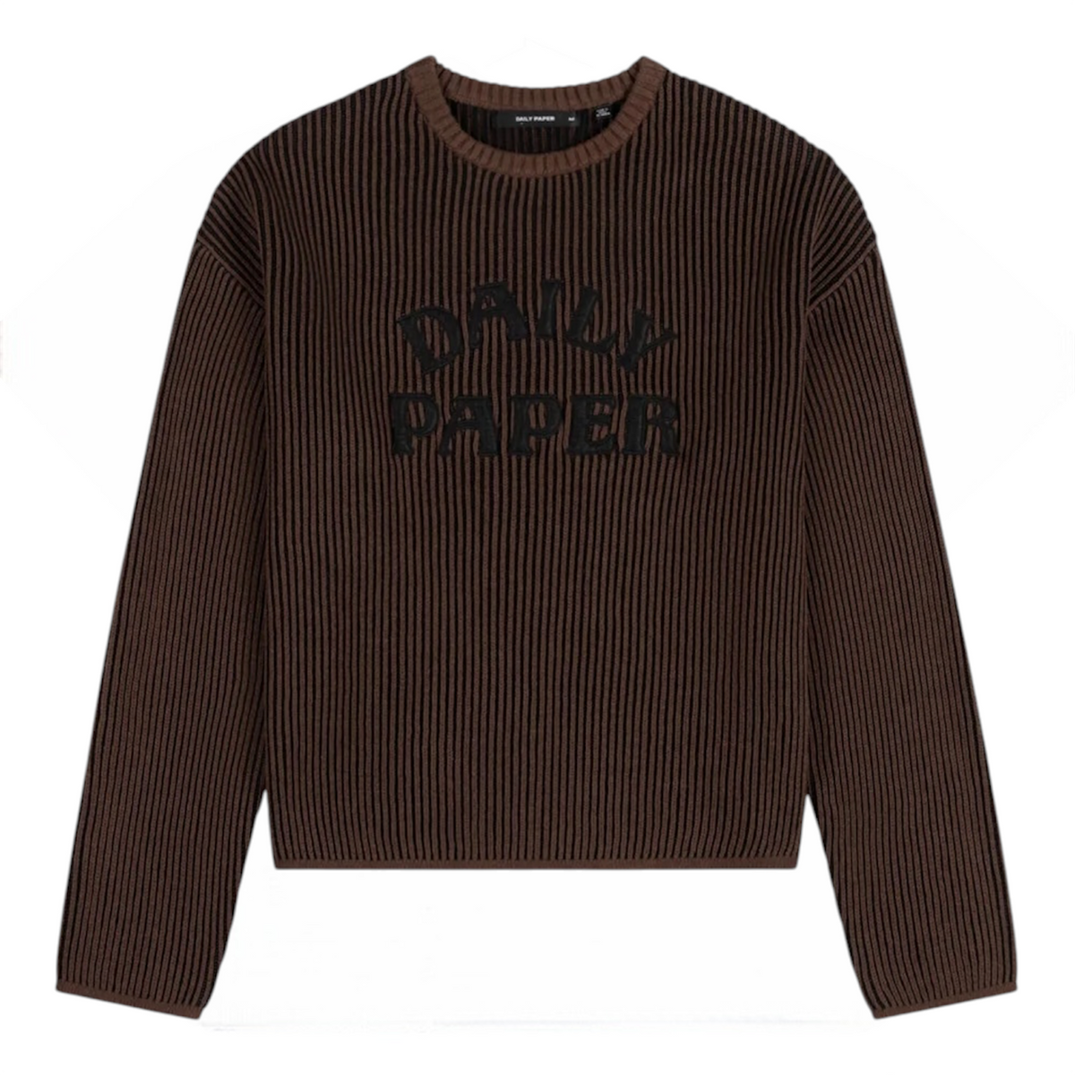 Dias Stacked Rib Knit Sweater Mole - Daily Paper