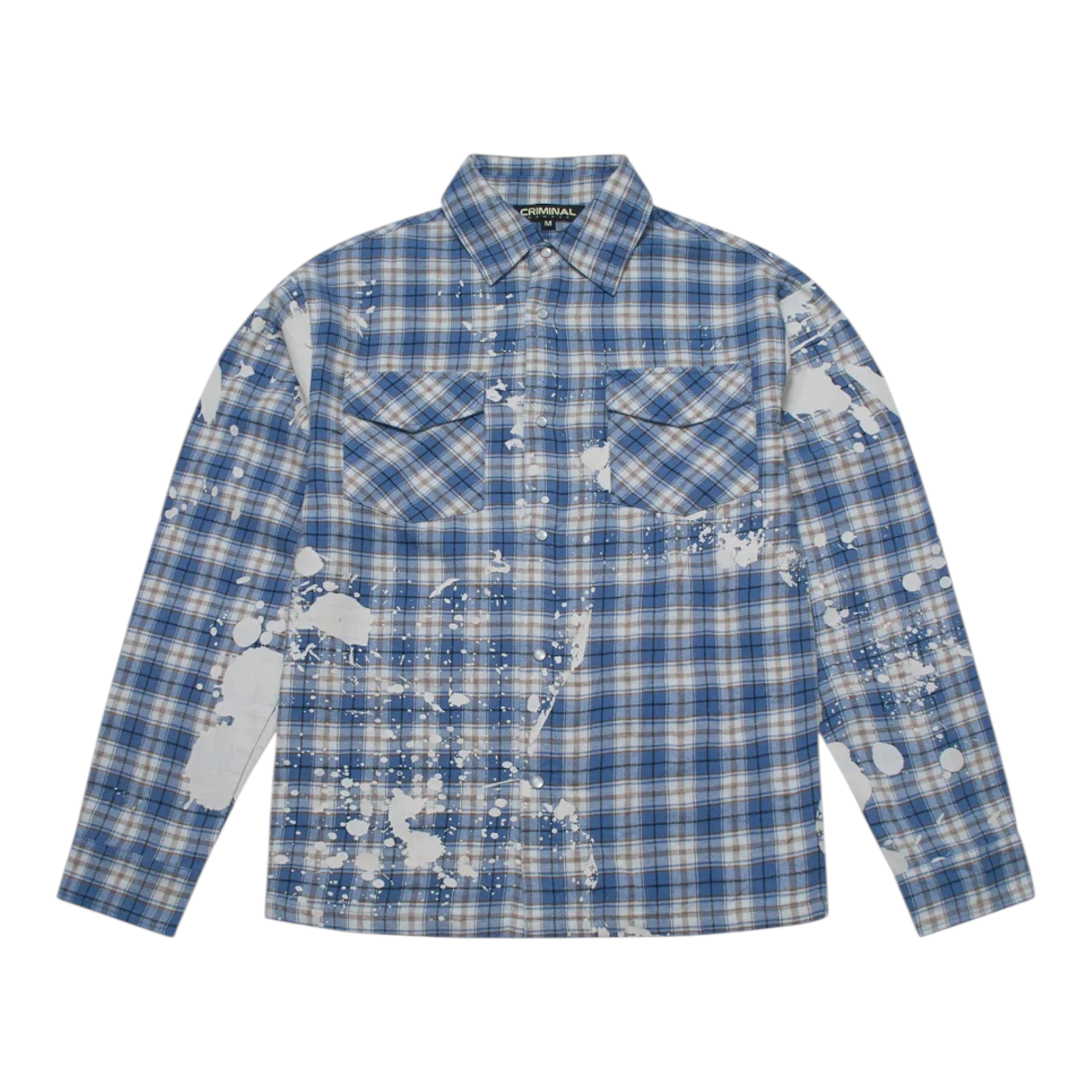 Bleached Plaid Shirt - Criminal Damage