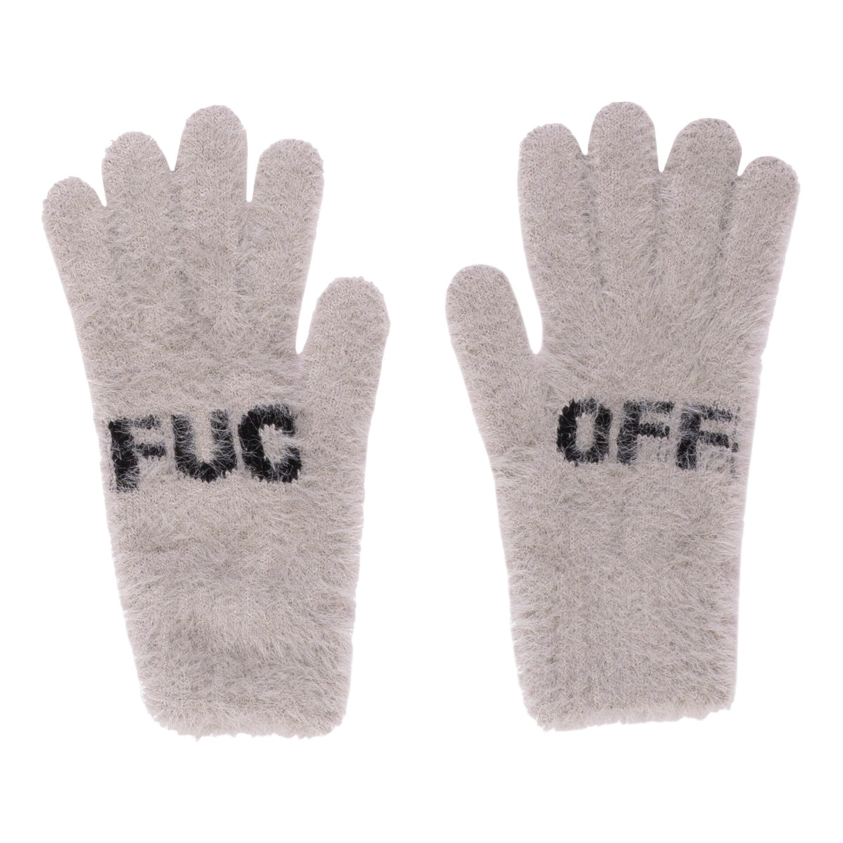 Hairy Gloves Grey, Red, Yellow - FUC – moritz store