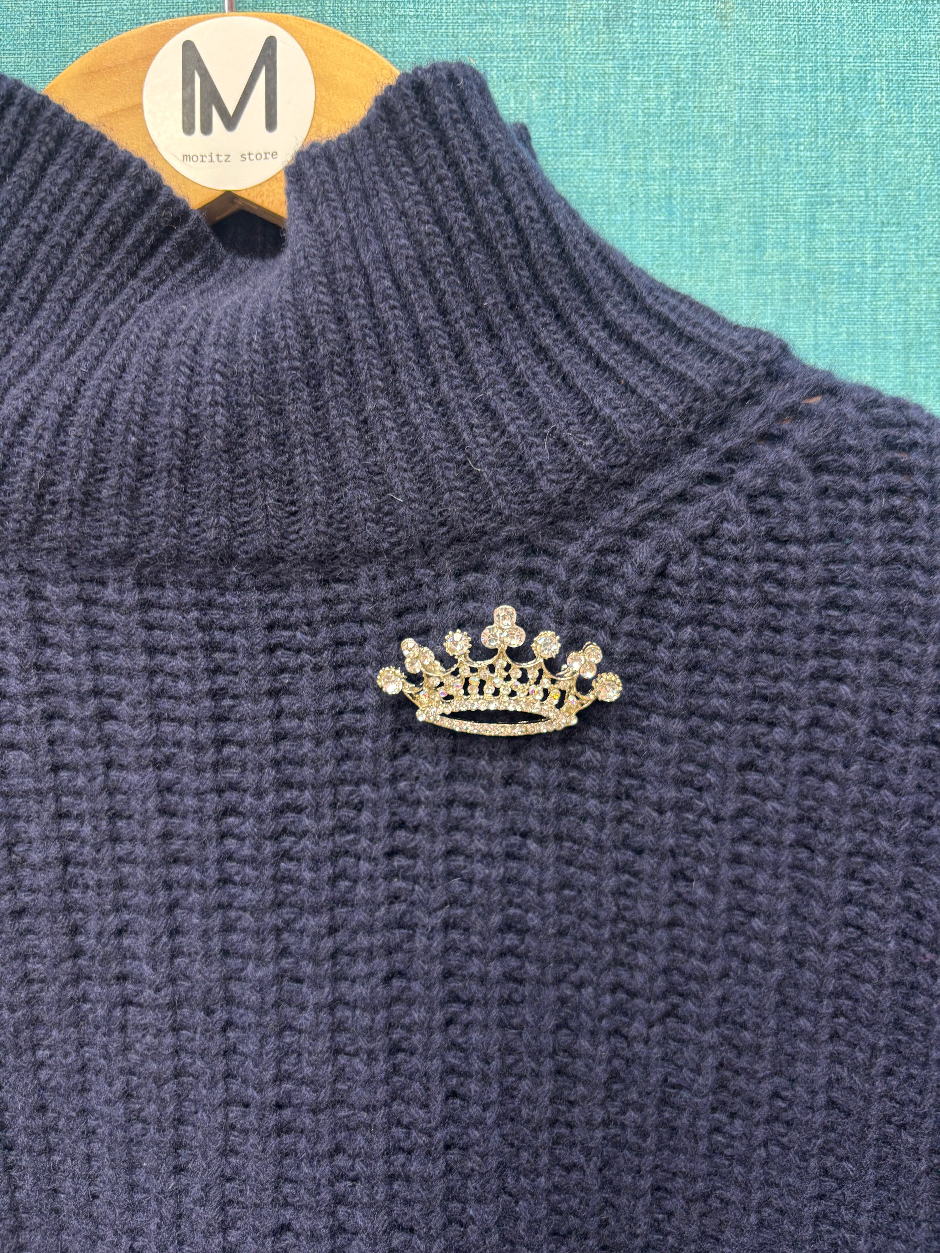 Knit Sweater blue  - SHIRTAPORTER