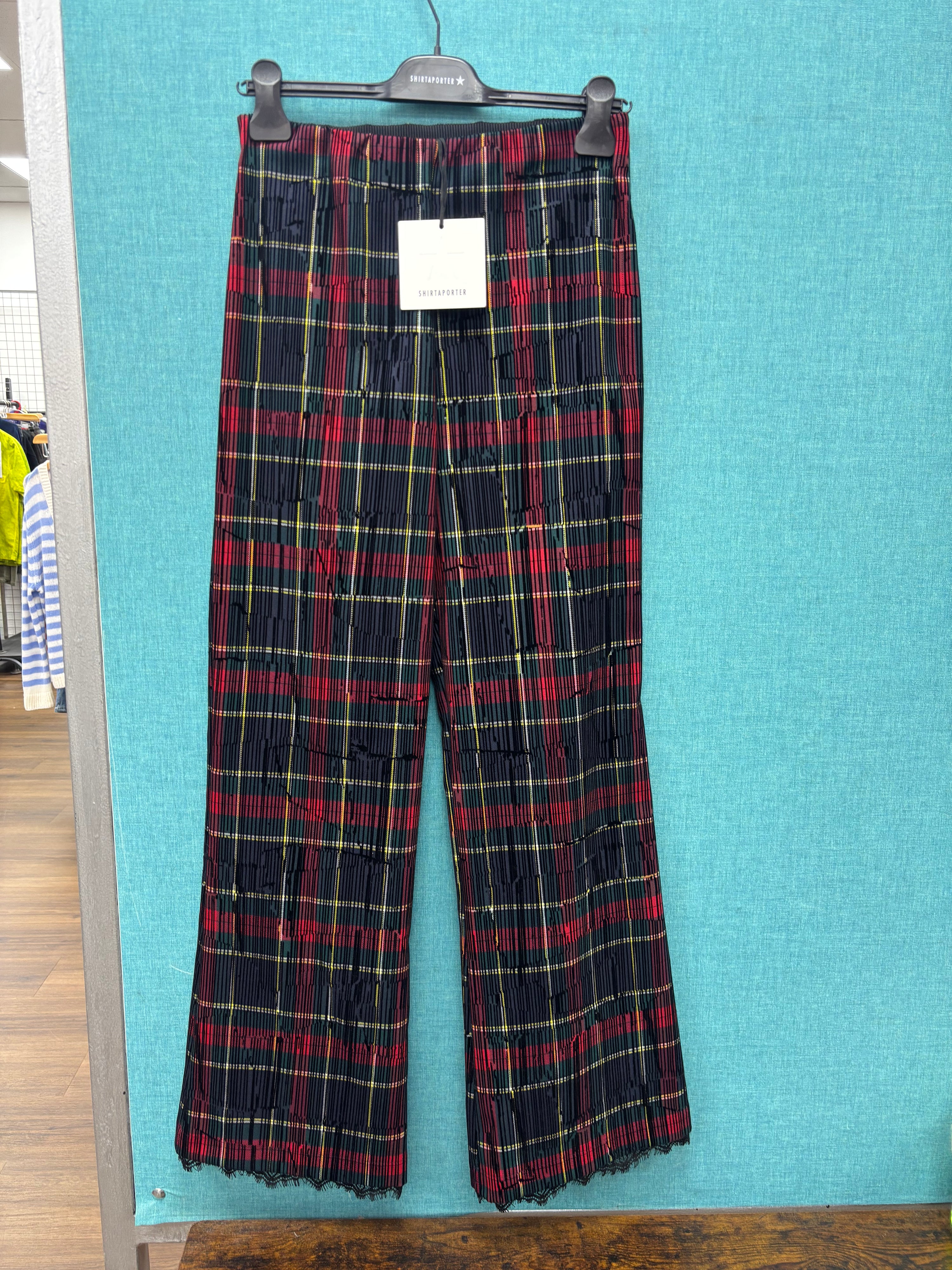 Hose TARTAN BLU  - SHIRTAPORTER