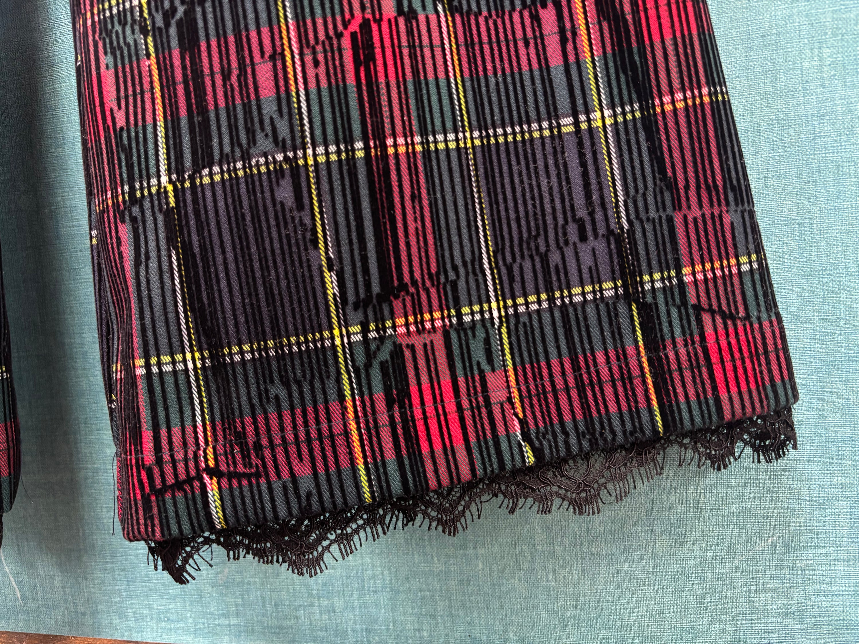 Hose TARTAN BLU  - SHIRTAPORTER