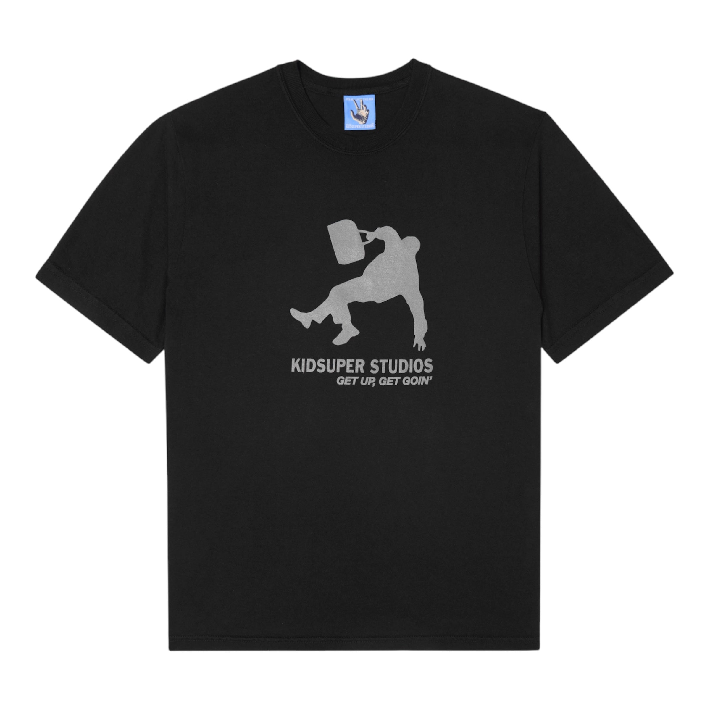 KidSuper Get up, Get Goin Tee Black Front
