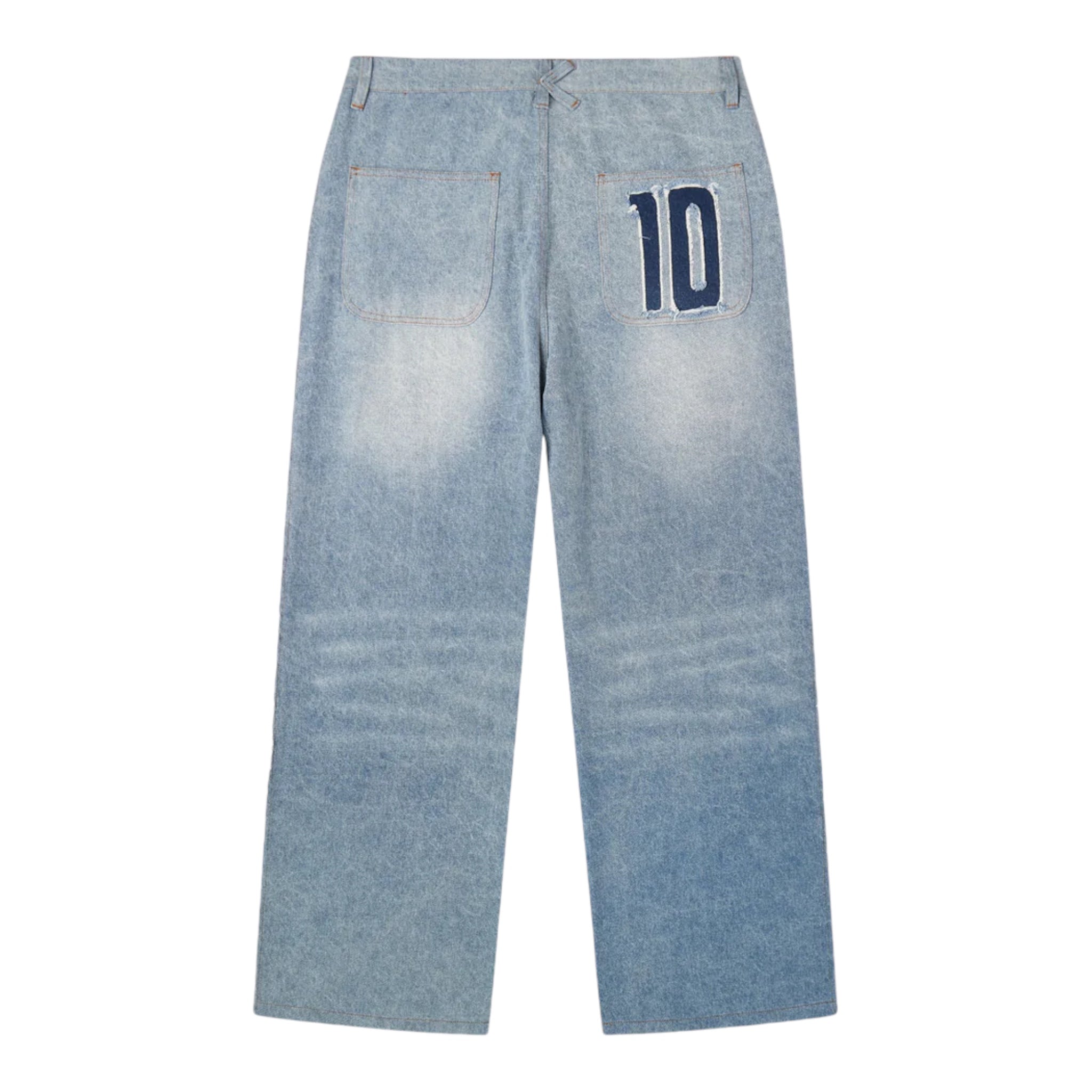 KidSuper Ronaldinho Jeans Stripes Back