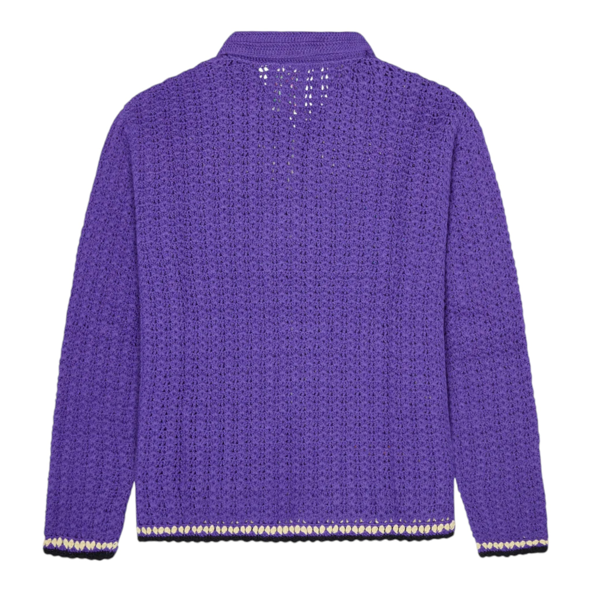 Kidsuper Crochet Longsleeve Purple Back